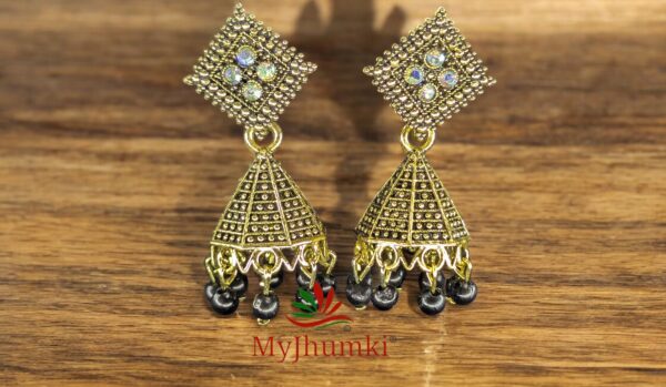Oxidised Jhumka Earring For Women